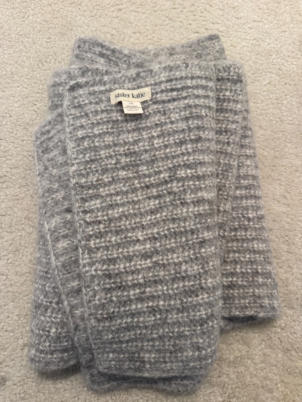 SISTER KATIE - Brad scarf in stone